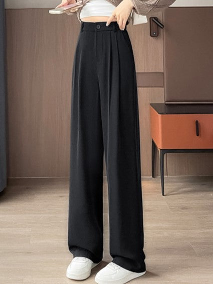 Shop Black High Waist Wide Leg Trousers - for Women