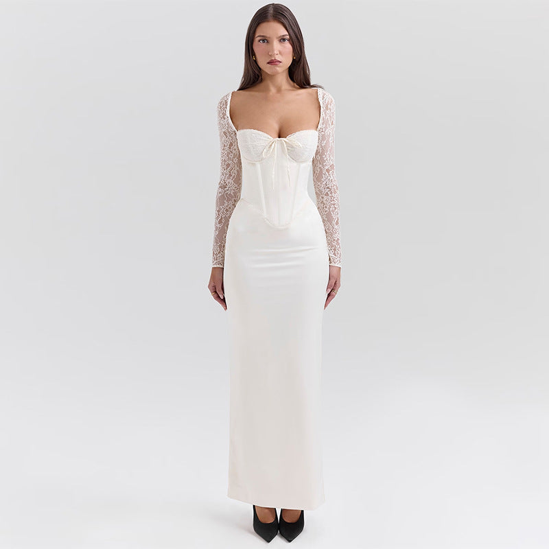 white christmas dresses Shop White Corset Maxi Dress - for Women | OUTZIDR